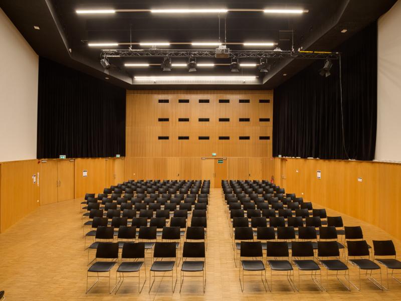 Grote zaal theater opstelling